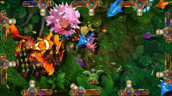 Multiplayer Fish Game Software Machine Durable 55" HD 110V/220V