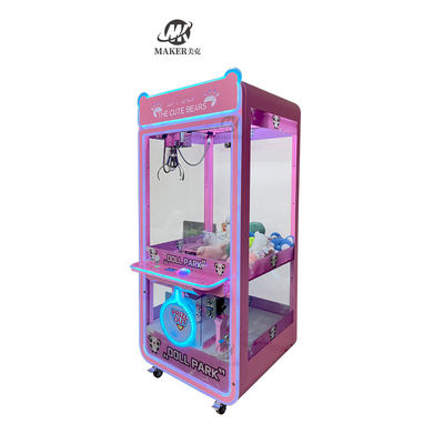 Coins Operated Arcade Claw Machine , Multifunctional Crane Amusement Machine