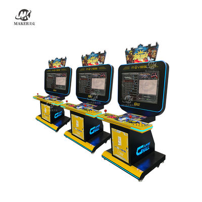 80W Arcade Video Game Cabinet Yellow Classic Sports Fighter Game Machine