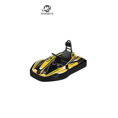 Outdoor Indoor Electric Arcade Driving Machine Yellow Car 24v Racing Go Kart For Children