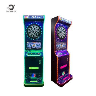 Wooden Dart Machine Coin Operated 70 Kg Arcade Soft Leodarts Machine For Themepark