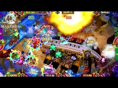 Yüksek Kaliteli Vgames Balıkçı Kulübü 2 Madeni Para İtici Atış Balık Oyun Makinesi